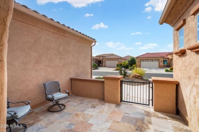 Golf Course Endeavor with Cart Garage! Travertine steps lead to on Copper Canyon Golf Club in Arizona - for sale on GolfHomes.com, golf home, golf lot
