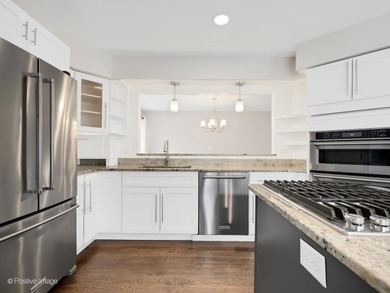 Custom Gated Living: Sunny End-Unit with Expanded Dining Welcome on Crystal Tree Golf and Country Club in Illinois - for sale on GolfHomes.com, golf home, golf lot