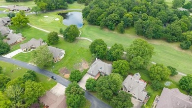 Situated on the 18th hole of the golf course in The Coves at on The Coves Golf Course in Oklahoma - for sale on GolfHomes.com, golf home, golf lot