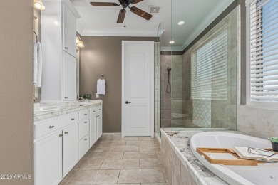 This pool home has new paint throughout the interior, custom on Verrado Golf Club  in Arizona - for sale on GolfHomes.com, golf home, golf lot