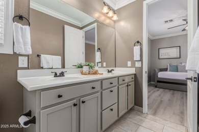 This pool home has new paint throughout the interior, custom on Verrado Golf Club  in Arizona - for sale on GolfHomes.com, golf home, golf lot