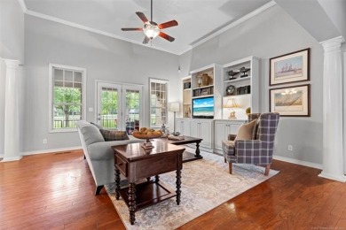 Situated on the 18th hole of the golf course in The Coves at on The Coves Golf Course in Oklahoma - for sale on GolfHomes.com, golf home, golf lot