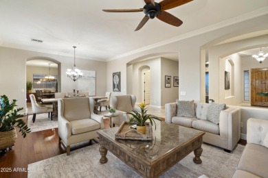 Welcome to this elegant San Vicente model in the gated Fairways on Estrella Mountain Ranch Golf Course in Arizona - for sale on GolfHomes.com, golf home, golf lot