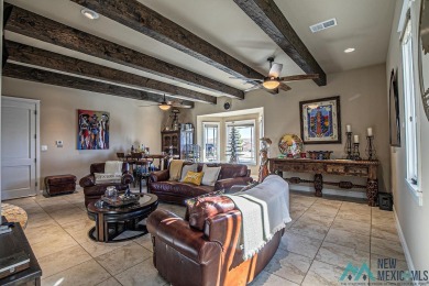 This stunning Tuscany-style home in the Turtleback Mountain on Sierra Del Rio Golf Club in New Mexico - for sale on GolfHomes.com, golf home, golf lot