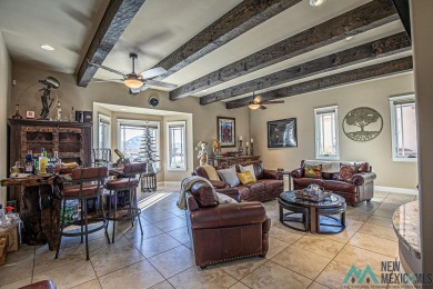 This stunning Tuscany-style home in the Turtleback Mountain on Sierra Del Rio Golf Club in New Mexico - for sale on GolfHomes.com, golf home, golf lot