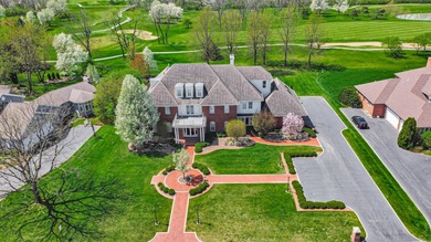 Stunning, classic 3 story home in gated golf course community of on Briar Ridge Country Club in Indiana - for sale on GolfHomes.com, golf home, golf lot