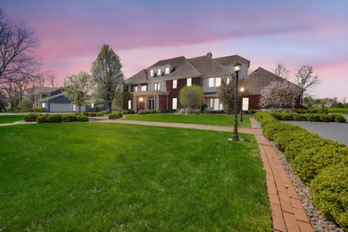Stunning, classic 3 story home in gated golf course community of on Briar Ridge Country Club in Indiana - for sale on GolfHomes.com, golf home, golf lot