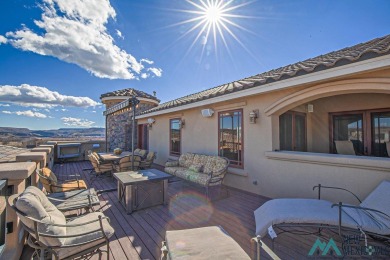 This stunning Tuscany-style home in the Turtleback Mountain on Sierra Del Rio Golf Club in New Mexico - for sale on GolfHomes.com, golf home, golf lot