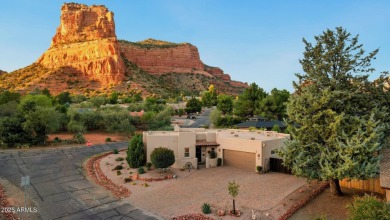 Experience the best of Sedona living in this Southwest-style on Oakcreek Country Club in Arizona - for sale on GolfHomes.com, golf home, golf lot