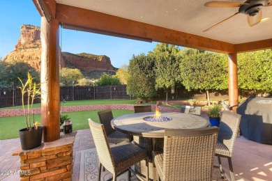 Experience the best of Sedona living in this Southwest-style on Oakcreek Country Club in Arizona - for sale on GolfHomes.com, golf home, golf lot