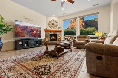 Experience the best of Sedona living in this Southwest-style on Oakcreek Country Club in Arizona - for sale on GolfHomes.com, golf home, golf lot