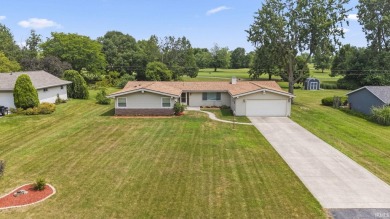 Sprawling Ranch in Desirable Elk Ridge with Golf Course Views on Coyote Creek Golf Club in Indiana - for sale on GolfHomes.com, golf home, golf lot