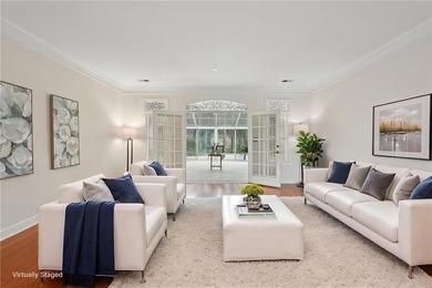 Designed for comfort, privacy, and flexibility, this rare ranch on Brookstone Golf and Country Club in Georgia - for sale on GolfHomes.com, golf home, golf lot