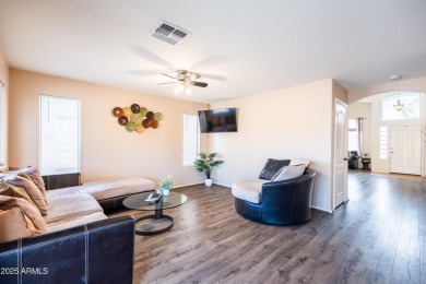 Welcome to this charming 3-bed, 2.5-bath home w/versatile loft on The Golf Club At Johnson Ranch in Arizona - for sale on GolfHomes.com, golf home, golf lot