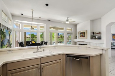 This two bedroom/two bath Orrefors plan is spacious, sunlit and on Mountain Vista Golf Course At Sun City Palm Desert in California - for sale on GolfHomes.com, golf home, golf lot