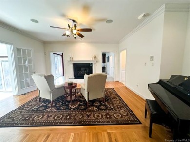 Step into timeless elegance with this one-owner, custom-built on Brickshire Golf Club in Virginia - for sale on GolfHomes.com, golf home, golf lot