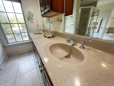 Step into timeless elegance with this one-owner, custom-built on Brickshire Golf Club in Virginia - for sale on GolfHomes.com, golf home, golf lot