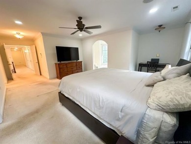 Step into timeless elegance with this one-owner, custom-built on Brickshire Golf Club in Virginia - for sale on GolfHomes.com, golf home, golf lot