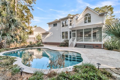 Welcome home to this stunning 5-bedroom, 4-bath home plus bonus on Dunes West Golf Club in South Carolina - for sale on GolfHomes.com, golf home, golf lot