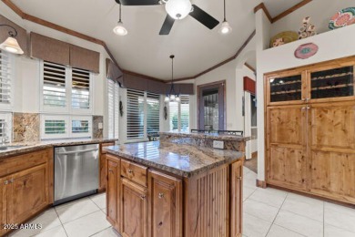 Located on a quiet cul-de-sac in this premier active adult on Gold Canyon Golf Resort - Sidewinder in Arizona - for sale on GolfHomes.com, golf home, golf lot