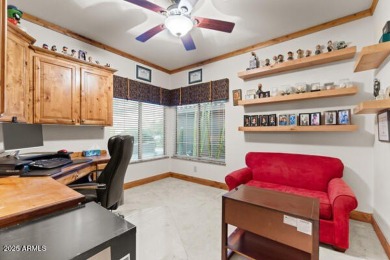 Located on a quiet cul-de-sac in this premier active adult on Gold Canyon Golf Resort - Sidewinder in Arizona - for sale on GolfHomes.com, golf home, golf lot