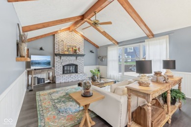 Nestled in the heart of Noblesville, this stunning 4-bedroom on Harbour Trees Golf Club in Indiana - for sale on GolfHomes.com, golf home, golf lot