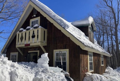 Location, Location, Location this classic chalet sits on top of on Hermitage Club Golf Course in Vermont - for sale on GolfHomes.com, golf home, golf lot