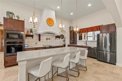 Stunning 2023 custom one-story home on a beautifully treed on Cedar Creek Country Club in Texas - for sale on GolfHomes.com, golf home, golf lot