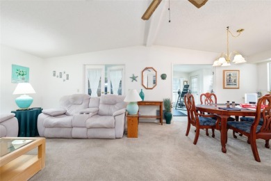 Welcome home to this charming 2-bedroom, 2 bath manufactured on El Diablo Executive Golf Course in Florida - for sale on GolfHomes.com, golf home, golf lot