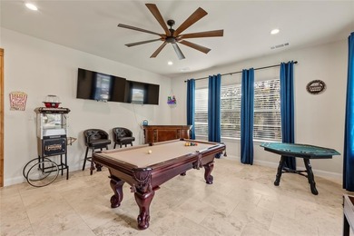 Stunning 2023 custom one-story home on a beautifully treed on Cedar Creek Country Club in Texas - for sale on GolfHomes.com, golf home, golf lot