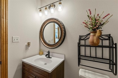 Stunning 2023 custom one-story home on a beautifully treed on Cedar Creek Country Club in Texas - for sale on GolfHomes.com, golf home, golf lot