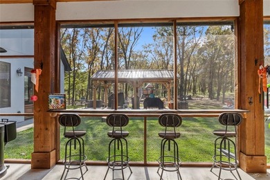 Stunning 2023 custom one-story home on a beautifully treed on Cedar Creek Country Club in Texas - for sale on GolfHomes.com, golf home, golf lot