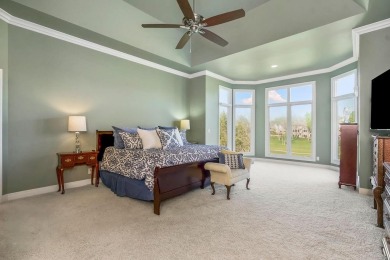 Fabulous 1.5 story Estate Home on the golf course in sought on Falcon Ridge Golf Course in Kansas - for sale on GolfHomes.com, golf home, golf lot
