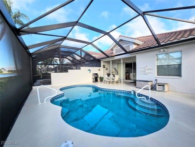 This beautifully maintained south-facing attached villa is on Fiddlesticks Country Club in Florida - for sale on GolfHomes.com, golf home, golf lot