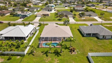 Lovely POOL home with a ROOF from 2023. Split floor plan, 3 on Burnt Store Golf Club in Florida - for sale on GolfHomes.com, golf home, golf lot