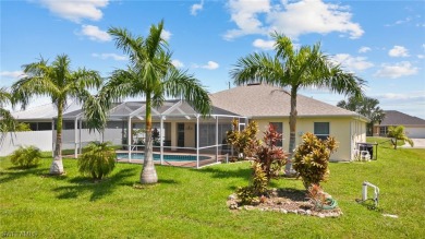 Lovely POOL home with a ROOF from 2023. Split floor plan, 3 on Burnt Store Golf Club in Florida - for sale on GolfHomes.com, golf home, golf lot