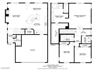 Welcome to this beautifully refreshed, turn-key two-story home on Rhodes Ranch Golf Club in Nevada - for sale on GolfHomes.com, golf home, golf lot