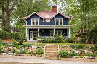 Perched proudly atop a hill in the heart of Candler Park, this on Candler Park Golf Course in Georgia - for sale on GolfHomes.com, golf home, golf lot