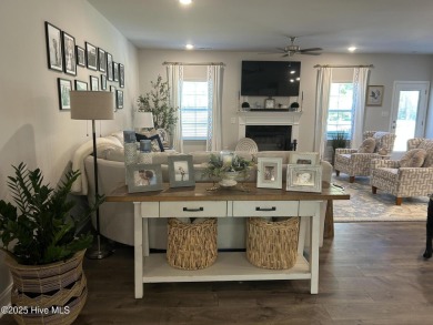 This home was built in 2024; it's practically brand new! The on Harbour Point Golf Club in North Carolina - for sale on GolfHomes.com, golf home, golf lot
