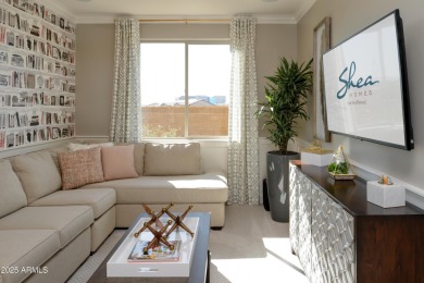 This Chroma floorplan creates the perfect indoor and outdoor on Encanterra Country Club in Arizona - for sale on GolfHomes.com, golf home, golf lot