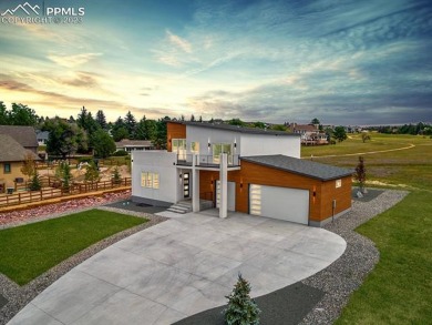 This luxury, modern beauty is an entertainer's dream come true on Gleneagle Golf Club in Colorado - for sale on GolfHomes.com, golf home, golf lot