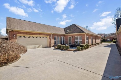 Enjoy the best in one-level comfort and convenience on a quiet on Hampton Cove Golf Course in Alabama - for sale on GolfHomes.com, golf home, golf lot