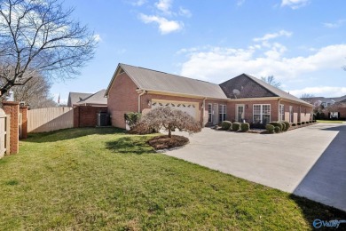 Enjoy the best in one-level comfort and convenience on a quiet on Hampton Cove Golf Course in Alabama - for sale on GolfHomes.com, golf home, golf lot