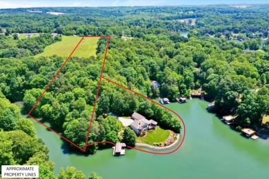 Gorgeous waterfront home on point lot with 10+ acres and 1,000+ on Mariners Landing Golf and Country Club in Virginia - for sale on GolfHomes.com, golf home, golf lot