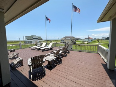 This spectacular beach home with an abundance of living space on Crystal Beach Community Golf Course in Texas - for sale on GolfHomes.com, golf home, golf lot