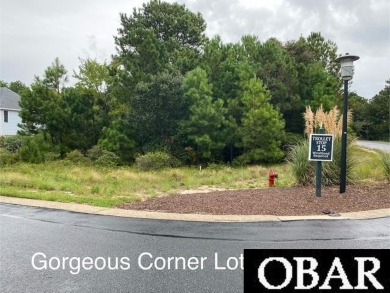 Gorgeous corner building lot inside the Outer Banks premier golf on The Currituck Golf Club in North Carolina - for sale on GolfHomes.com, golf home, golf lot