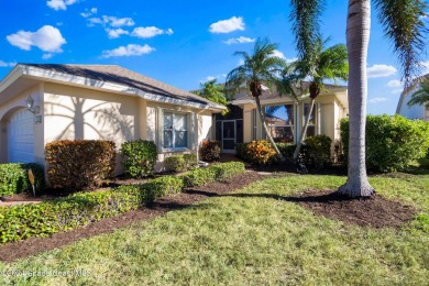 Welcome to this charming 3-bedroom, 2-bathroom villa located in on Viera East Golf Club in Florida - for sale on GolfHomes.com, golf home, golf lot