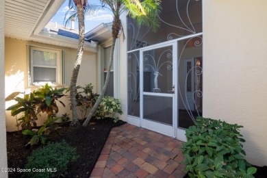 Welcome to this charming 3-bedroom, 2-bathroom villa located in on Viera East Golf Club in Florida - for sale on GolfHomes.com, golf home, golf lot