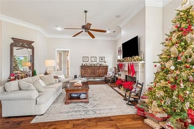 Stunning home with expansive windows overlooking the #3 fairway on Money Hill Golf and Country Club in Louisiana - for sale on GolfHomes.com, golf home, golf lot