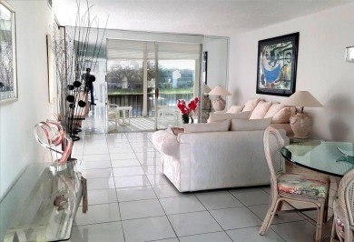 Nice Furnished, turn key, 2 bed convertible on second floor with on Hollybrook Golf and Tennis Club  in Florida - for sale on GolfHomes.com, golf home, golf lot